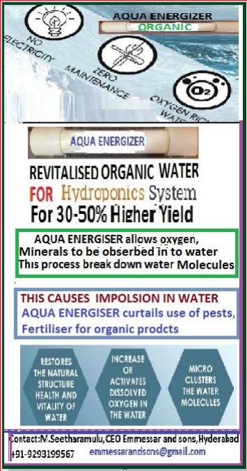 Seetharamulu Mittapally, Employee at Emmessar and sons Mfg: AGRICAL ENERGIZER ?REVITALISER / ORGANIC for more 30 -50% plant yield