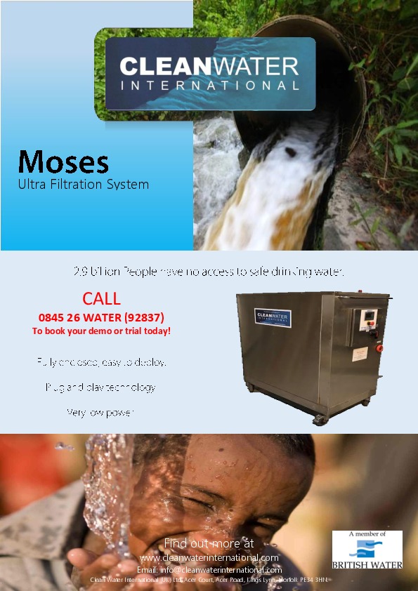 Clean Water International can ...