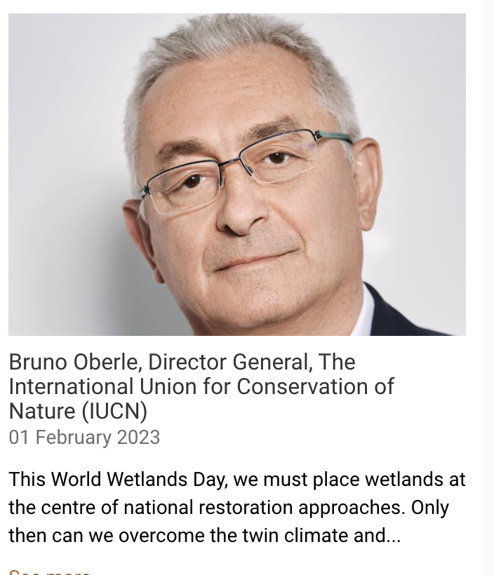 World Wetlands Day Feb 2 2023!Revive and restore degraded wetlands35% of the world&rsquo;s wetlands have disappeared in the last 50 yearshttps://www...