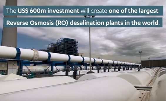 The World's Largest Desalination Plant Will Supply Fresh Water To 1.8 Million People (Video)