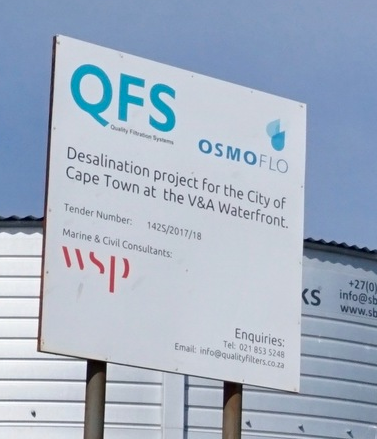 Dirty sea water brings Cape Town desalination plant to a halt