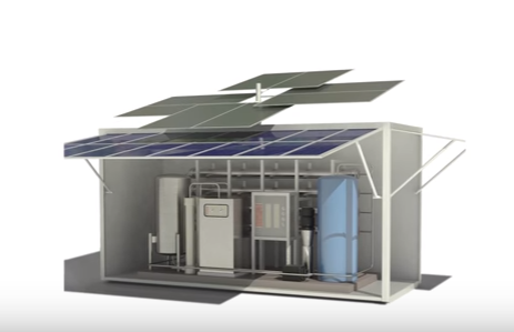 From Seawater to Freshwater Using Only Solar Energy