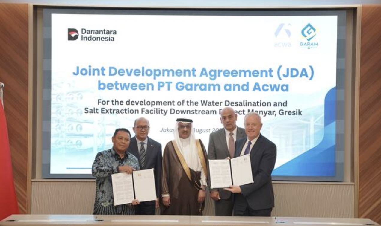 Saudi utility giant Acwa to develop $400 million desalination facility in IndonesiaNew facility will be located in industrial area of Manyar in ...