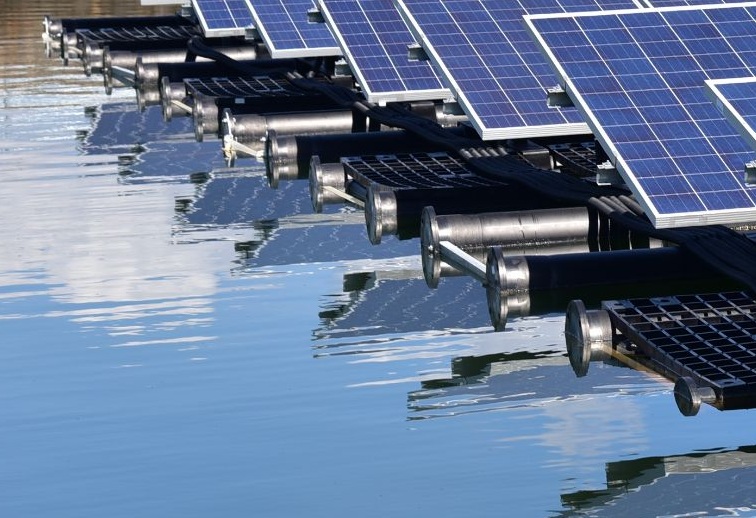 The Biggest Solar Farm to Float on Wastewater Treatment Plant Pond