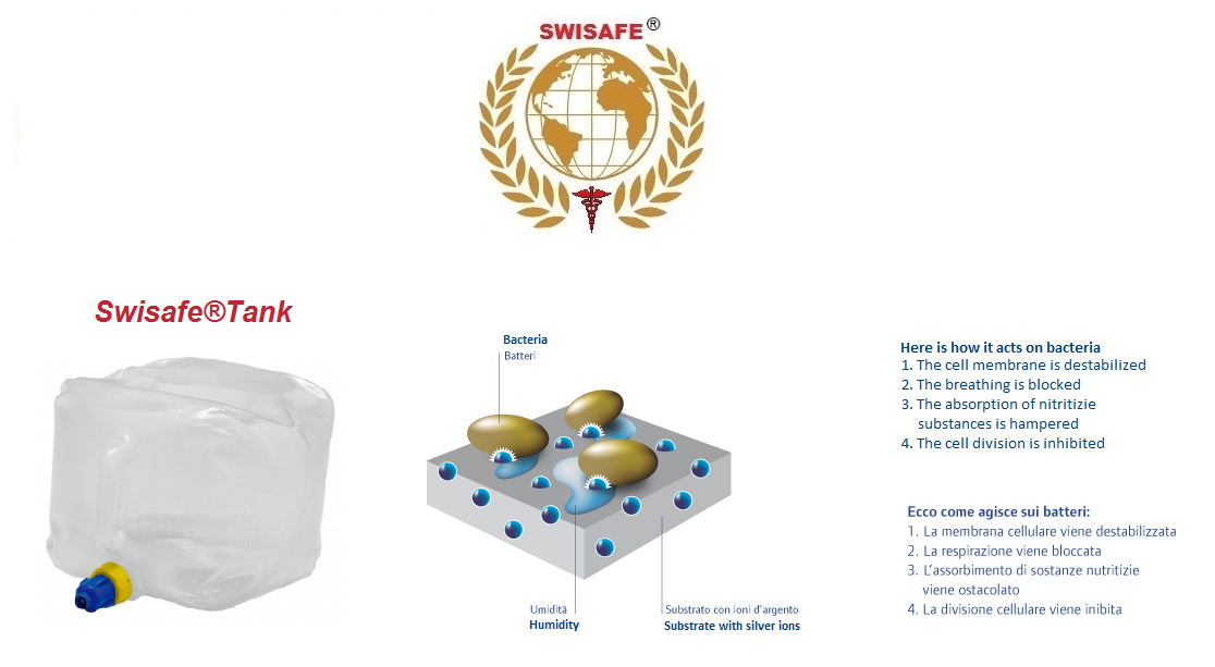 Swisafe®Tank - here is how it acts on bacteria