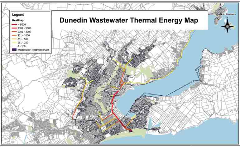 Wastewater Energy Mapping in Dunedin