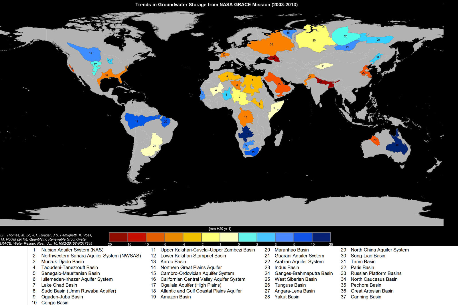 NASA Satellites Show World's Thirst For Groundwater JUNE 17, 2015 1:02 PM ET