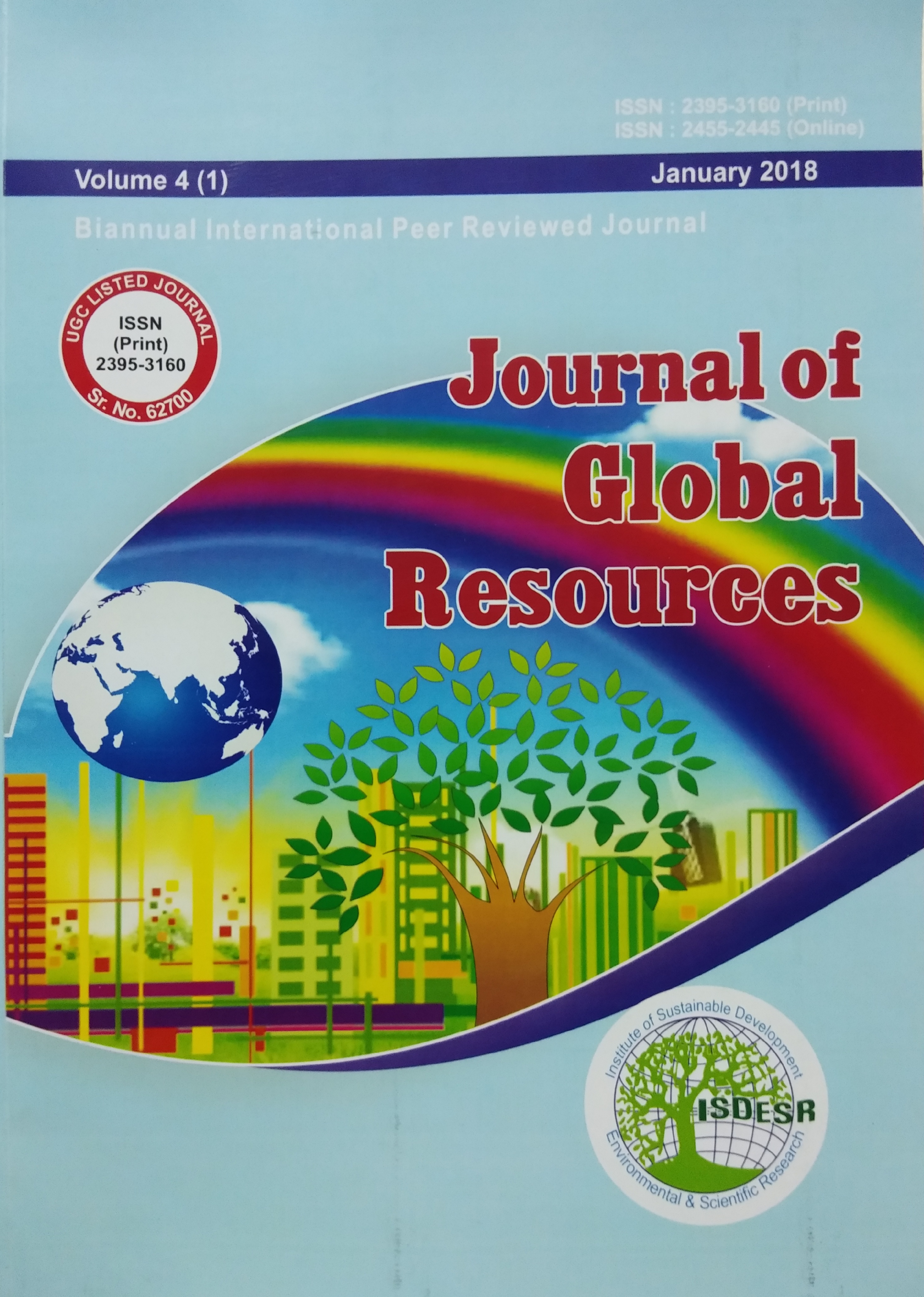 Journal Cover page