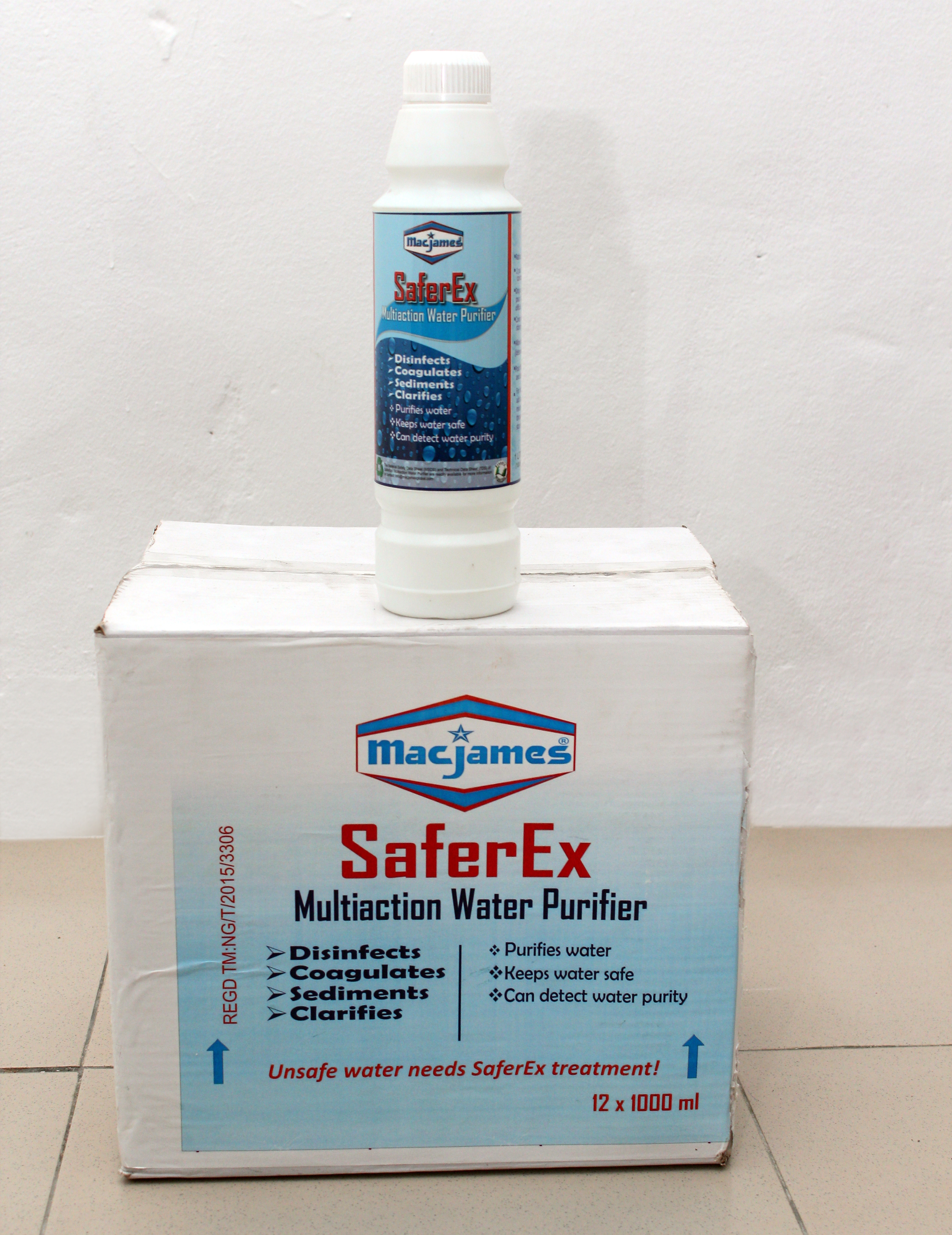 SaferEx  -  Multi-action Water Purifier: A solution to Water Challenges.