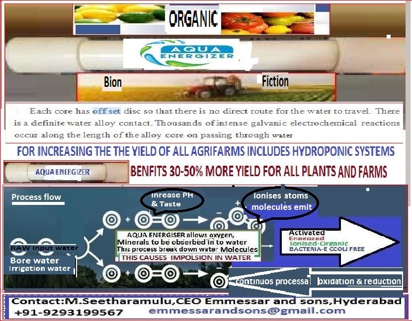 ORGANIC AQUA ENERGIZER TO INCREASE YIELD 30-50% FOR ALL AGRI PLANTS