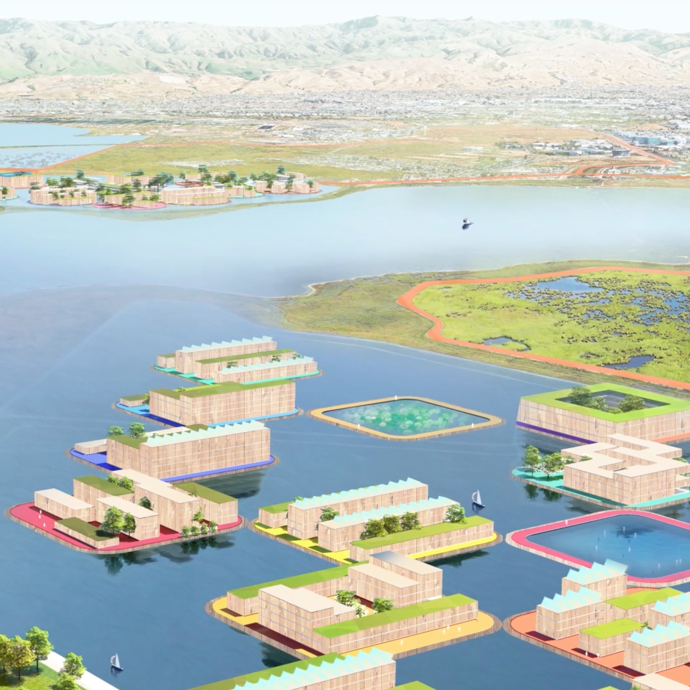 BIG Unveils Scheme to Offer Flood Protection in San Francisco's Islais ...