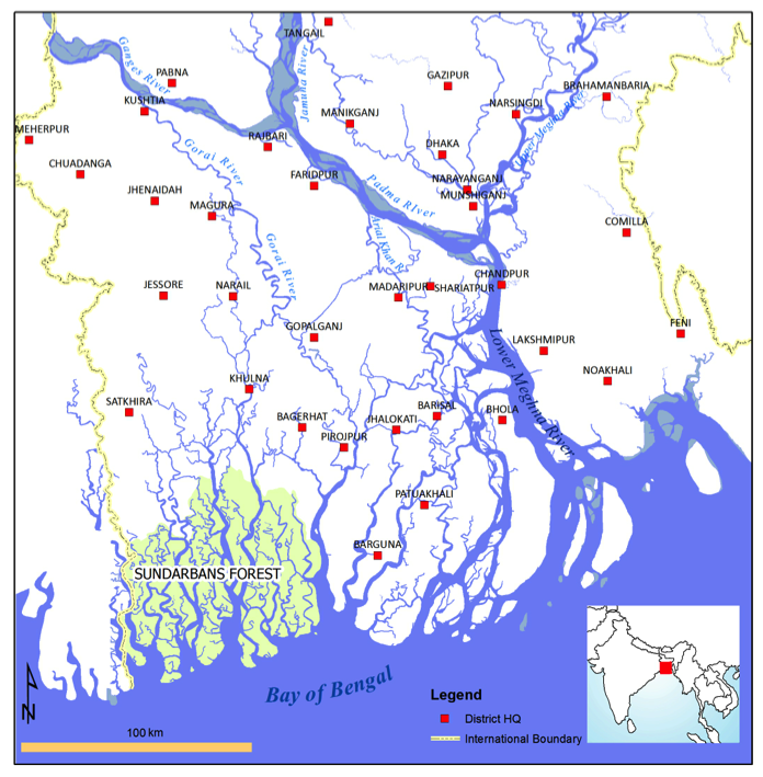 Potable water crisis in Southwest Bangladesh