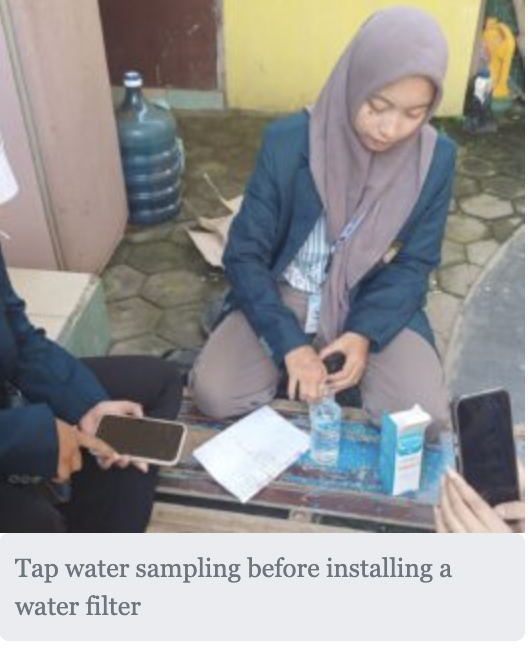 The Community Service Team from the Faculty of Mathematics and Natural Sciences (FMIPA) Universitas Brawijaya, along with 15 Chemistry undergrad...