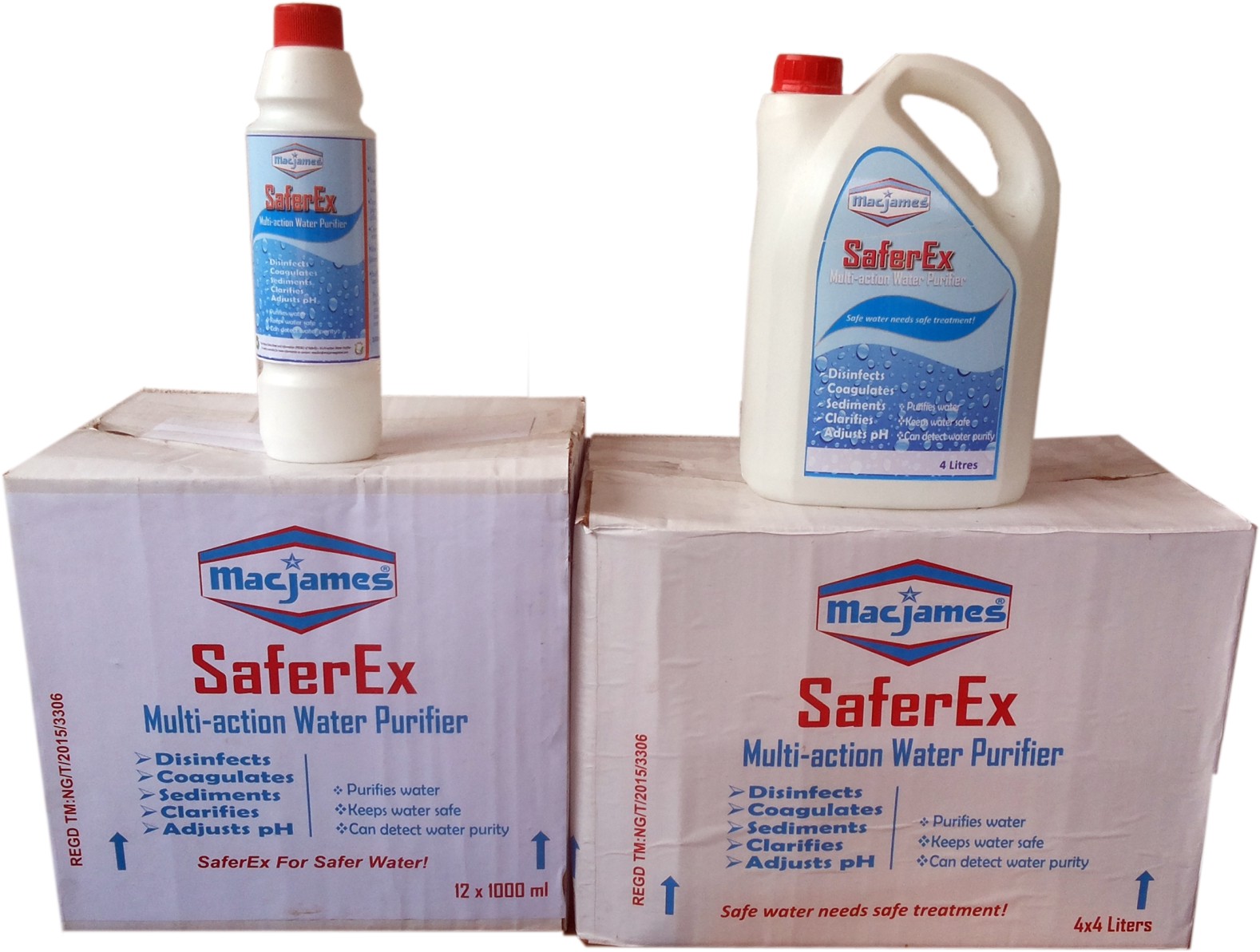 Removing of Iron and Manganese from Water with SaferEx