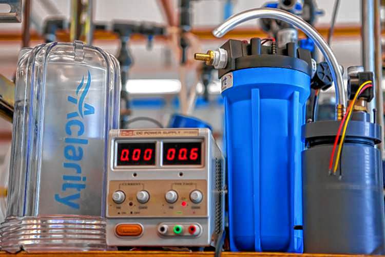 New Technology ​Uses Electricity ​to Create a ​Reaction to ​Purify the ​Water ​