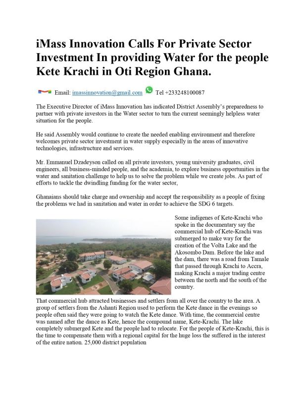 iMass Innovation Calls For Private Sector Investment In providing Water for the people Kete Krachi in Oti Region Ghana_page-0001.jpg