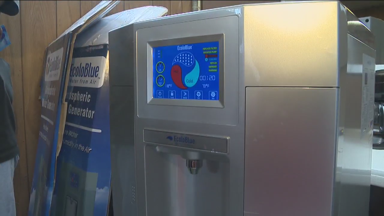 EcoloBlue brings 'water generator' to Flint