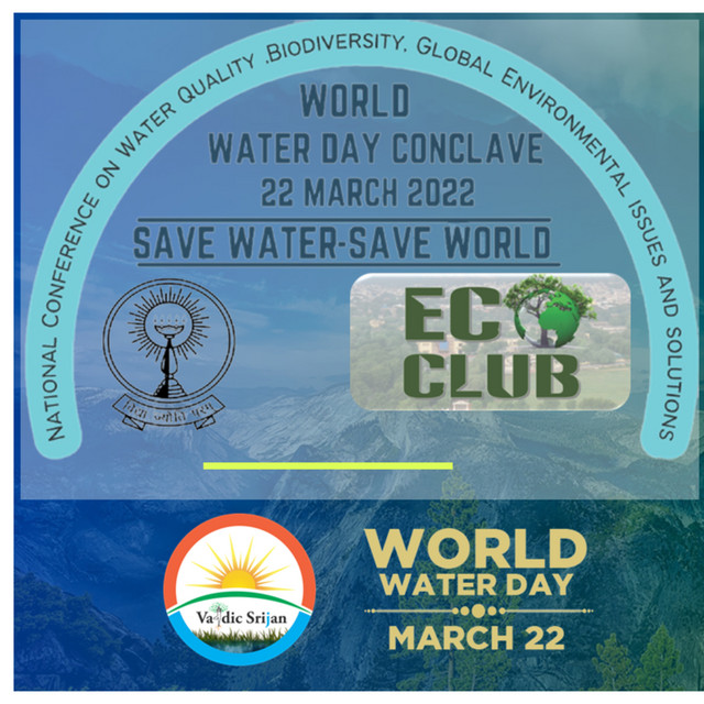On 22nd March 2022 the World Water Day, A National Conference was organized by Samrat Prithviraj Chauhan Government College, Ajmer, Rajasthan, o...