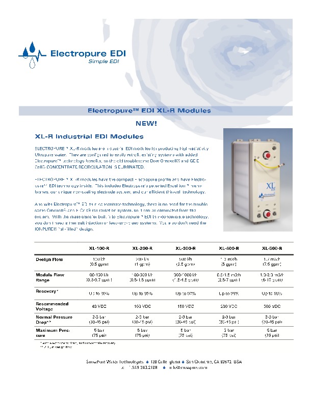 XL-R: Industrial EDI for Power Generation, Electronics, Semiconductor, and Manufacturing