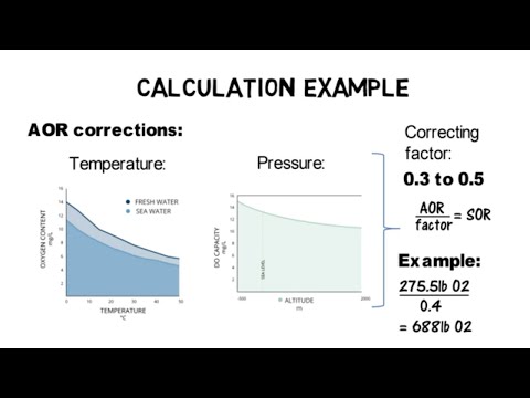 Oxygen transfer rate in Wastewater treatment - calculation example