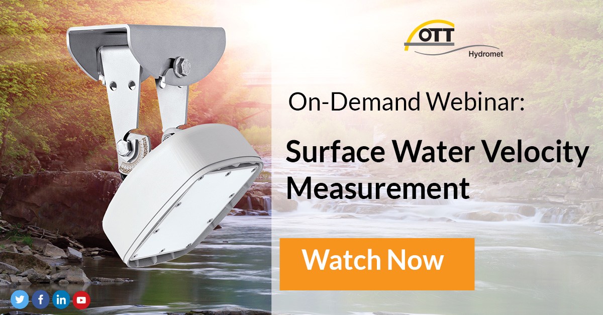 OTT Webinar about a Surface Water Velocity Radar Sensor - SVR 100
