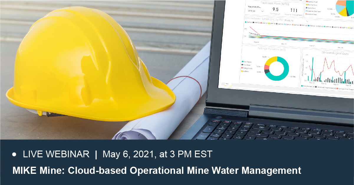 Webinar: MIKE Mine - Cloud-based Operational Mine Water Management