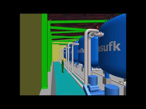 Filtration Plant (15)FiltrationsanlageInstallation de filtrationVertical Pressure Filterمحطة تنقية المياه