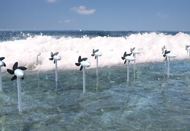 Japan Develops Unique Wave-Catching Turbines to Harvest Power