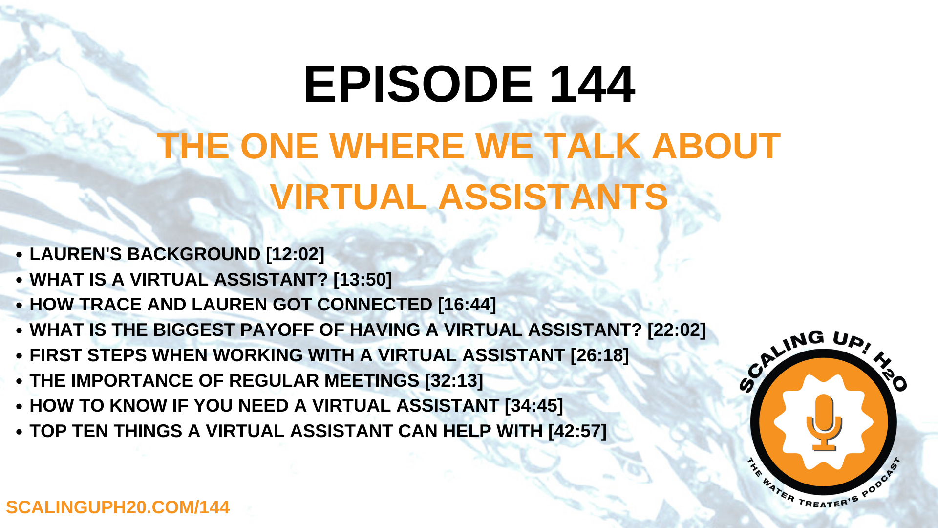 144 The One Where We Talk About Virtual Assistants - Scaling UP! H2O