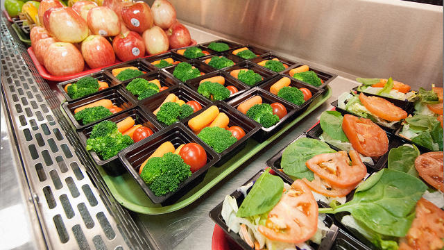 Less Meat in School Lunches Reduces the Carbon and Water Footprint