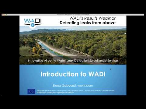 WADI Results&rsquo; Webinar - Detecting leaks from above