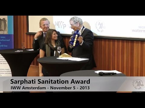 IWW Amsterdam - Sarphati Sanitation Award Ceremony