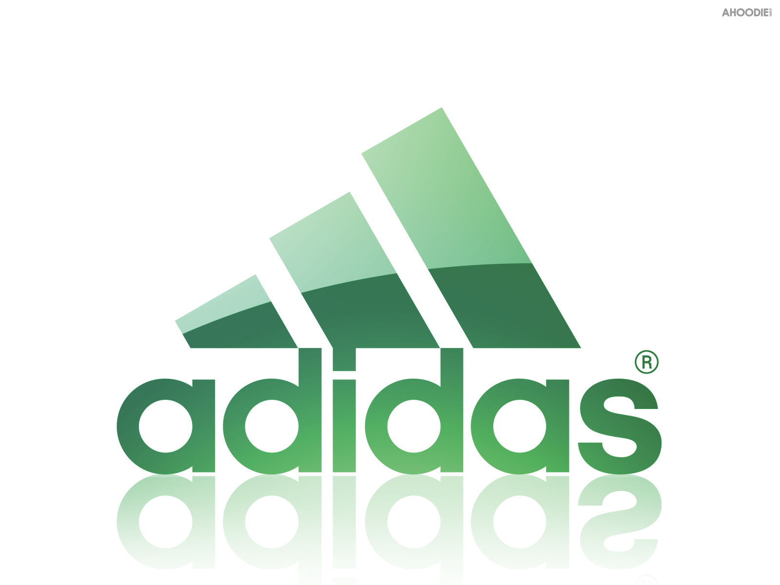 adidas logo verde