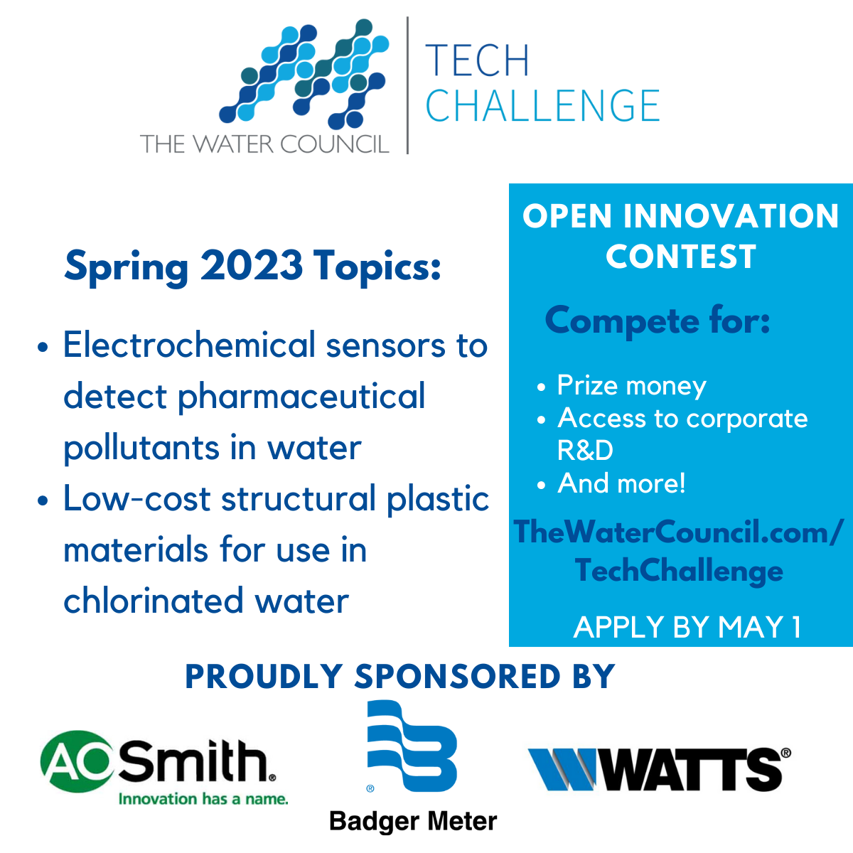 Do you know any solvers/solutions for the spring challenge topics? If so, please share or consider applying. Applications accepted through May 1...