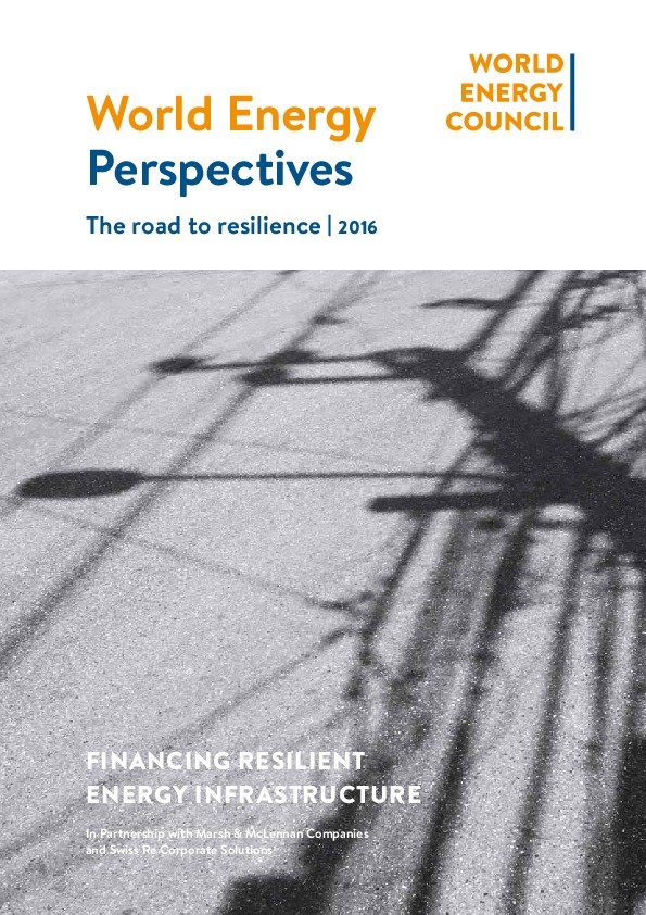 World Energy Perspectives - The Road to Resilience 2016
