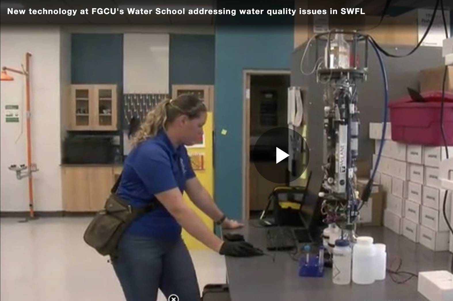 New technology at FGCU&rsquo;s Water School addressing water quality issues in SWFLFlorida Gulf Coast University&rsquo;s Water School has been open sinc...