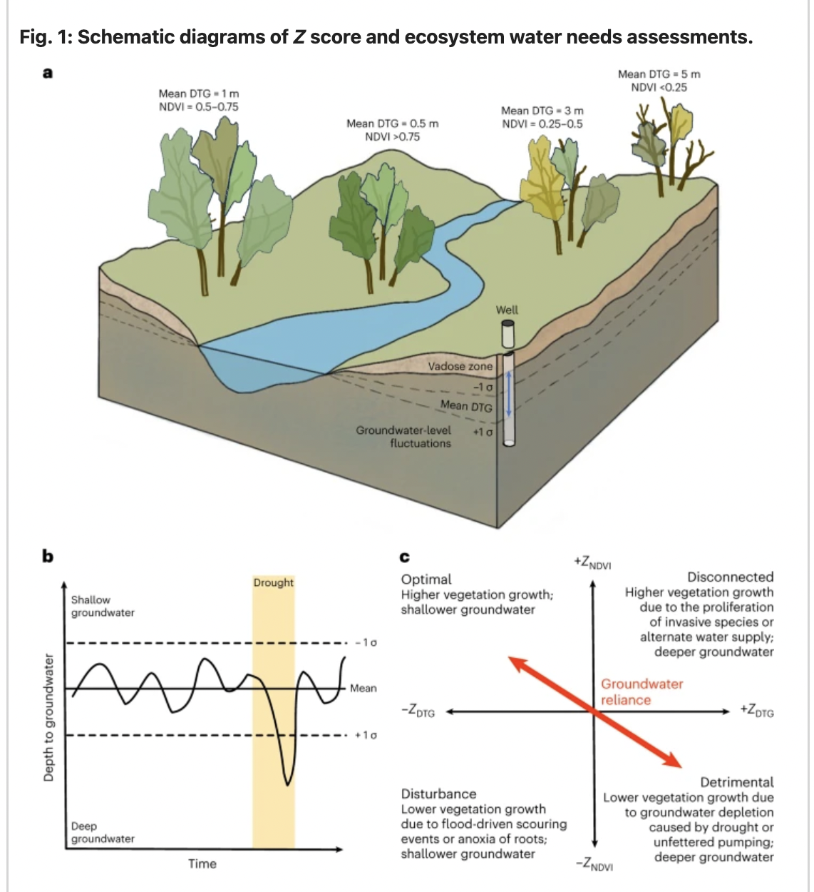 Establishing ecological thresholds and targets for groundwater management