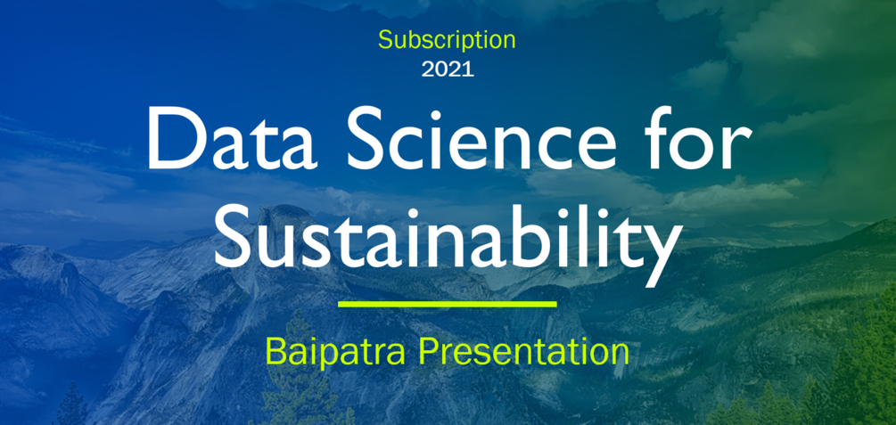 Data Science for Sustainability