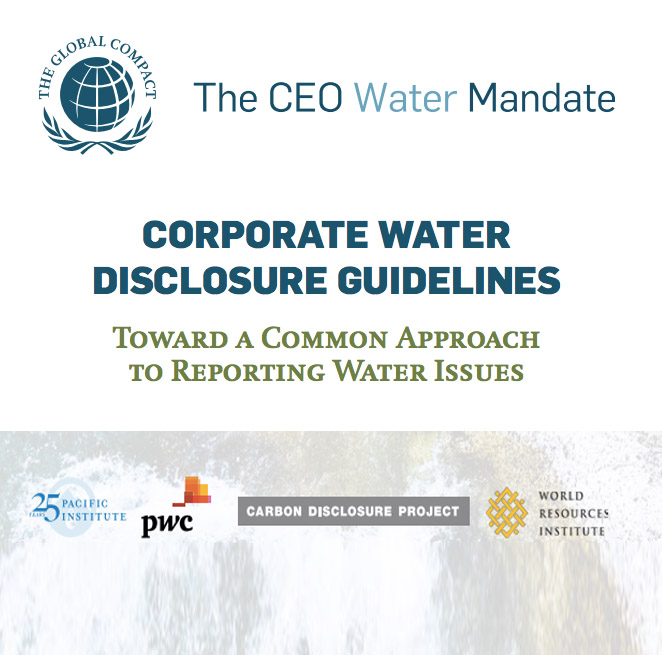 Corporate Water Disclosure Guidelines by the UN