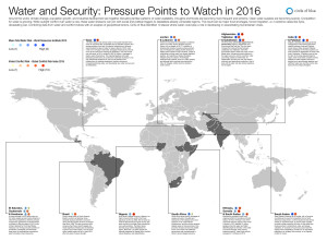 Water and Security Hotspots to Watch in 2016