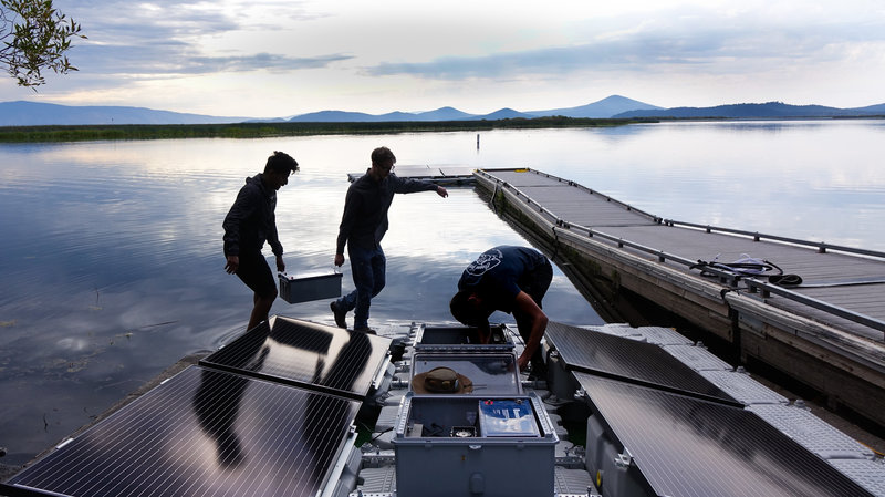 Pumping Oxygen In A Lake To Try To Save Fish Facing Climate Change