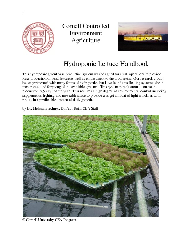 Hydroponic Lettuce Handbook