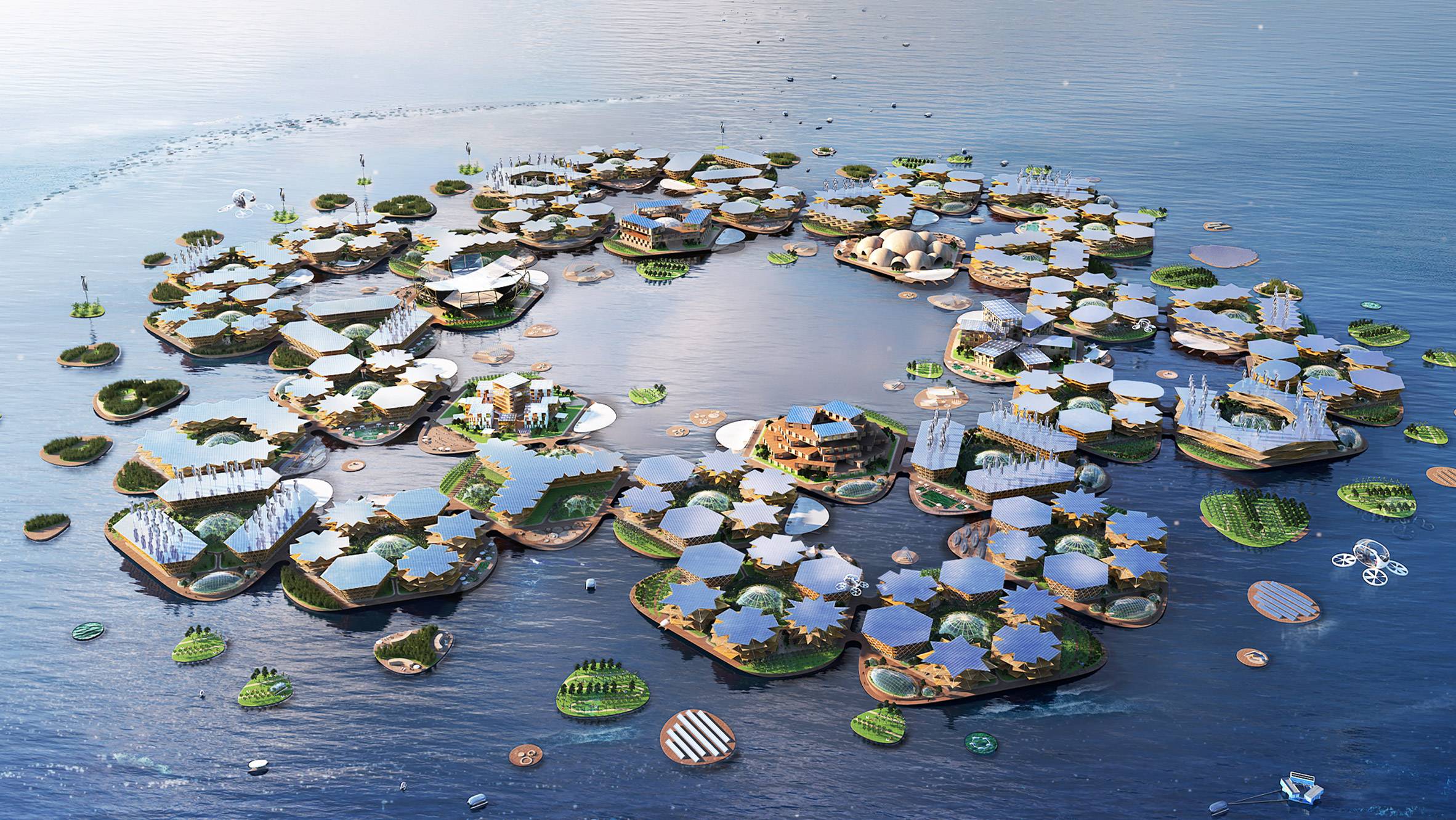 Floating Cities as a Viable Solution to Urban Challenges Such as Climate Change