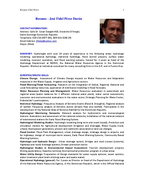 Jose Fidel Perez, Research student at Brigham Young University