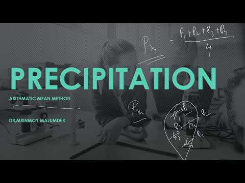 Mean Precipitation Estimation by Arithmatic Mean Method