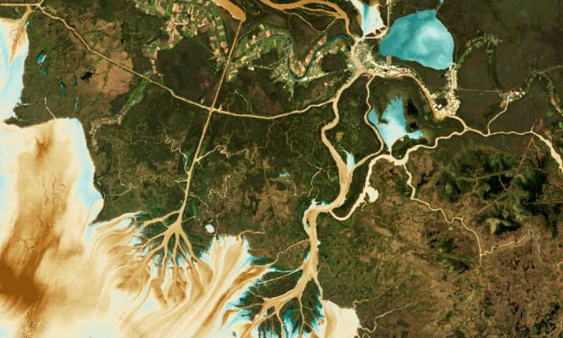 Studying water quality with satellites and public data