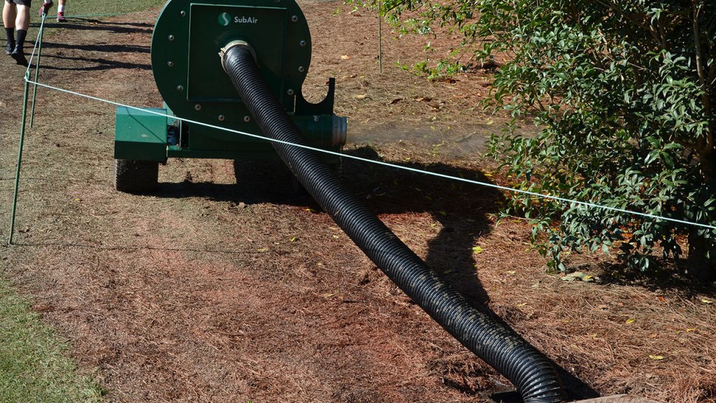 Masters: How SubAir system at Augusta National removes water from the course
