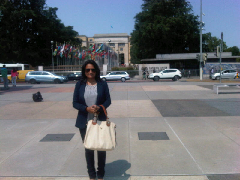 The Water Network&#039;s own Vishakha Rajput from Pune India, meeting at the UN on June 25. Our strategy is to build on such strategic partnerships.