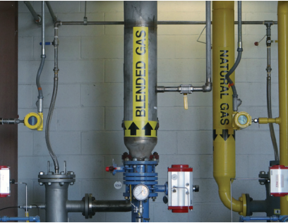 Wastewater Plant Relies On Thermal Flow Meter for Co-Gen Power Gas Blending Process