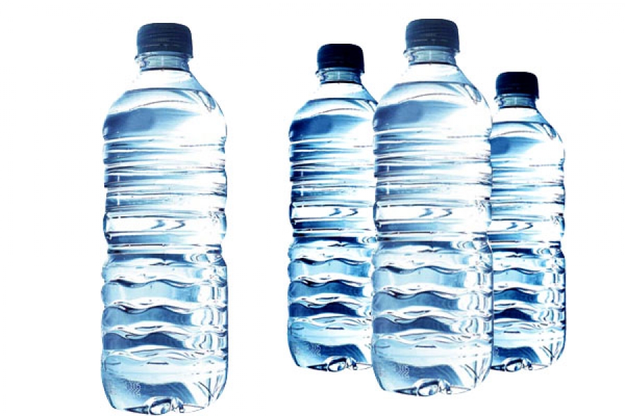 drinking bottled water clipart